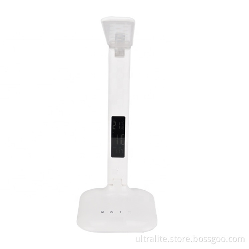 Digital Led Desk Thermometer With Alarm Clock Calendar Folding Study Table Lamps